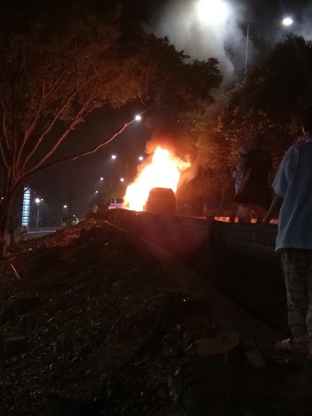 Mobil terbakar di Cawang, Polisi: Bukan teror