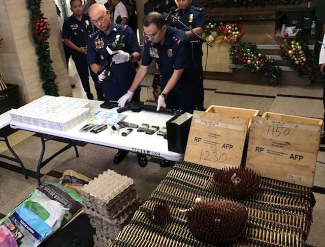 LOOK: AFP guns, ammo found with rebel groups suppliers