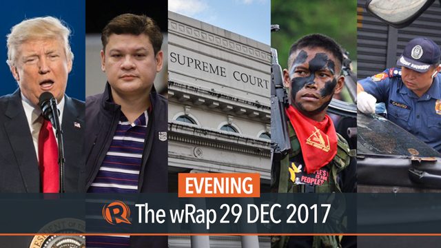 Case vs Trillanes, CPP vs Duterte, Trump on climate change | Evening wRap