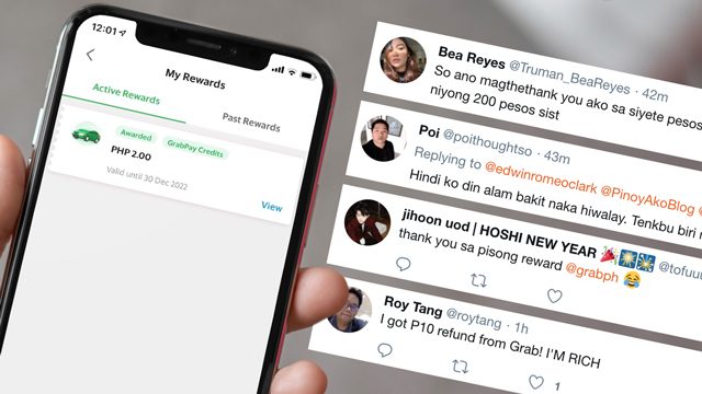 ‘Thank you sa piso’: Netizens feeling ‘grateful’ for Grab refund