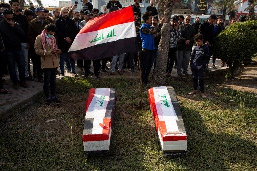 Hundreds mourn reporters shot dead after covering Iraq protests