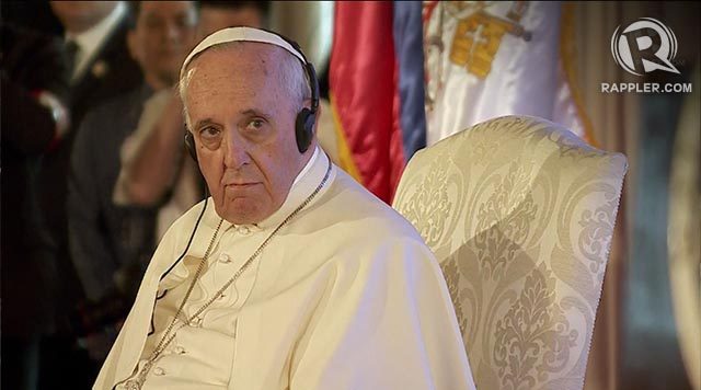 Pope to PH officials: Reject corruption