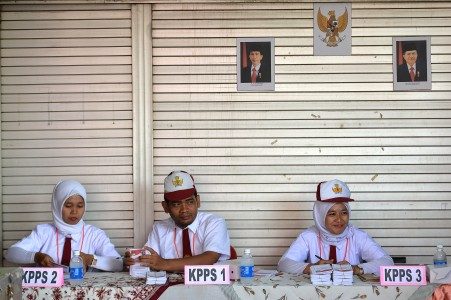FOTO: Serunya warga Jakarta memilih pemimpin