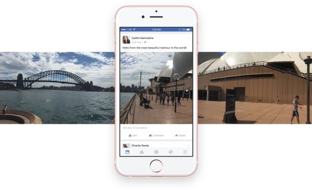 Facebook debuts 360-degree photos