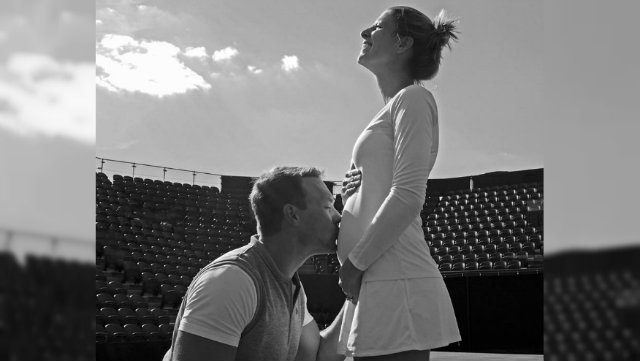 Minella plays Wimbledon while 4.5 months pregnant
