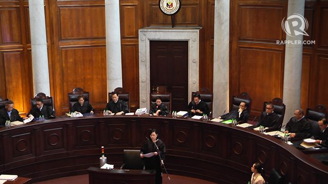 ORAL ARGUMENTS: Supreme Court holds oral arguments on the Enhanced Defense Cooperation Agreement (EDCA). Rappler photo
