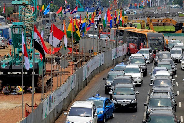 Pengalihan arus lalu lintas Jakarta selama KAA