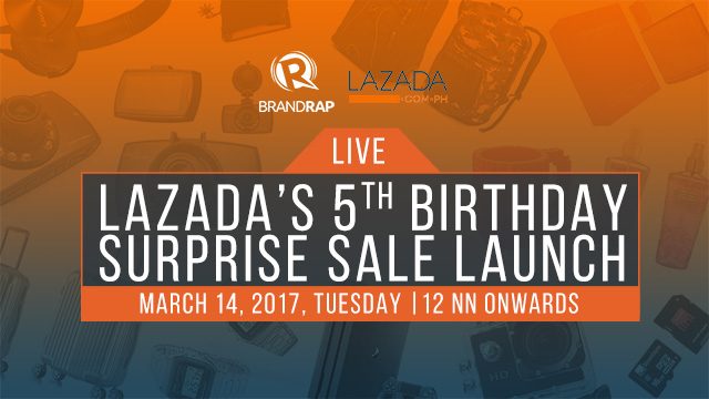 LIVE: Lazada’s 5th Birthday Surprise Sale launch