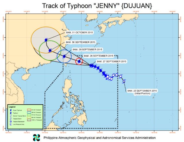 Typhoon Jenny intensifies; Signal #1 in Batanes
