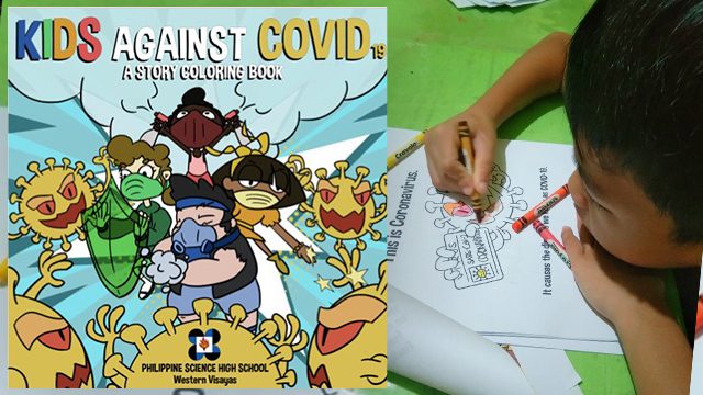 FOR THE YOUTH. 'Kids Against COVID-19' is both a storybook and a coloring book for children aged 3 to 7 years old. Cover photo from Publiscience website; reader photo courtesy of Jean Suobiron-Larroder 
