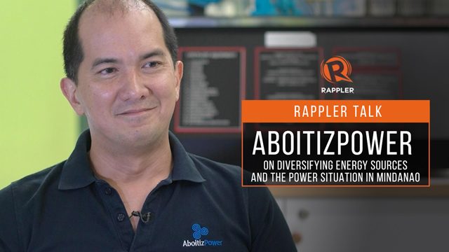 Rappler Talk: AboitizPower on diversifying energy sources and the power situation in Mindanao