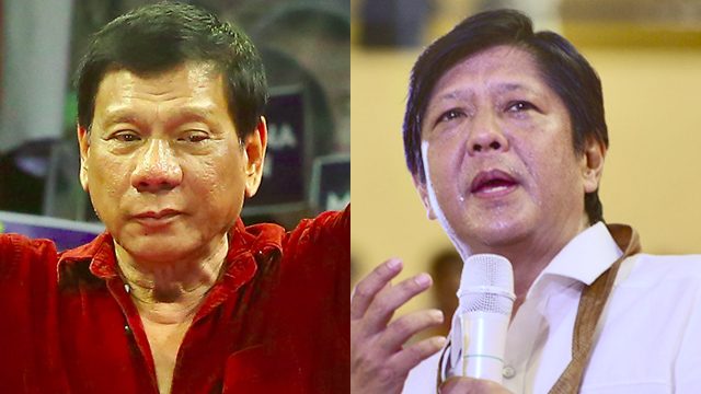 Bongbong Marcos writes birthday poem for Rodrigo Duterte