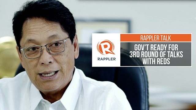 Rappler Talk: Gov’t ready for 3rd round of talks with Reds