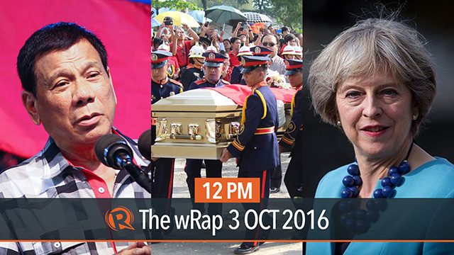 Duterte on Hitler, Santiago burial, Syria rescue | 12PM wRap