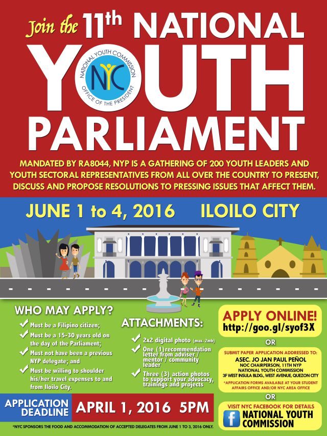 Call for applicants: 11th National Youth Parliament