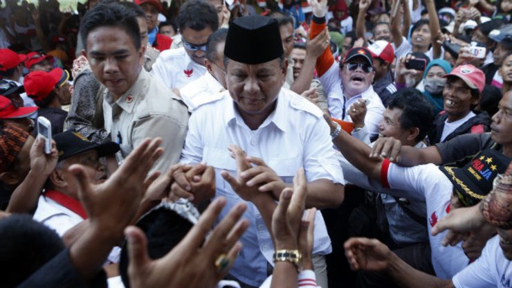 Indonesia’s Prabowo shows his hand