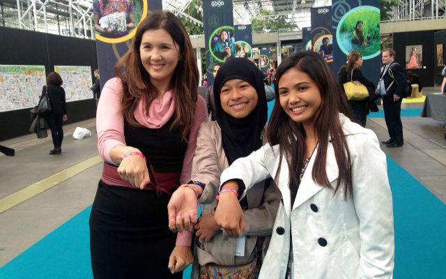 2 young Filipinas speak up for girls’ rights in Denmark