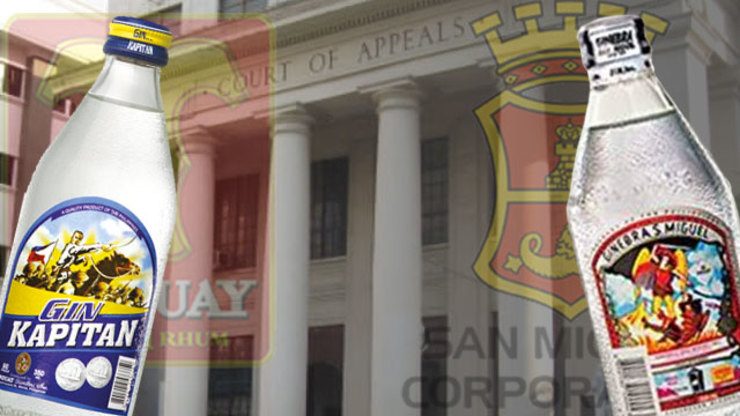 CA orders pullout of Tanduay’s ‘Ginebra’ products