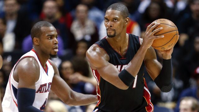 Heat star Bosh sidelined by lung trouble
