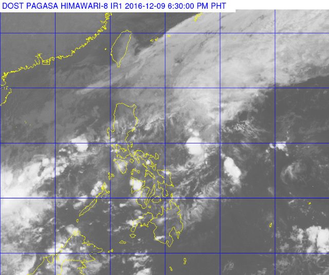Light-moderate rain in Cagayan, Isabela, Aurora on Saturday