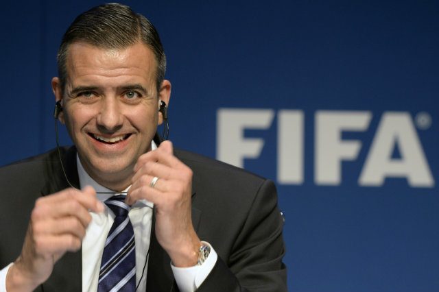 FIFA deputy general secretary Markus Kattner, a 45-year-old German-Swiss national, was sacked over financial “breaches” involving “significant sums of money.” Photo by Walter Bierri/EPA  