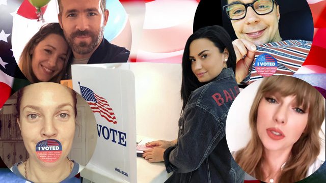 LIST: Stars who voted during the 2018 US midterm elections