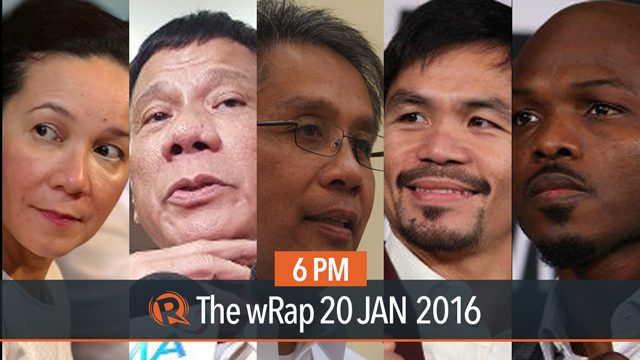 SC oral arguments, Duterte vs Roxas, Pacquiao-Bradley 3 | 6PM wRap