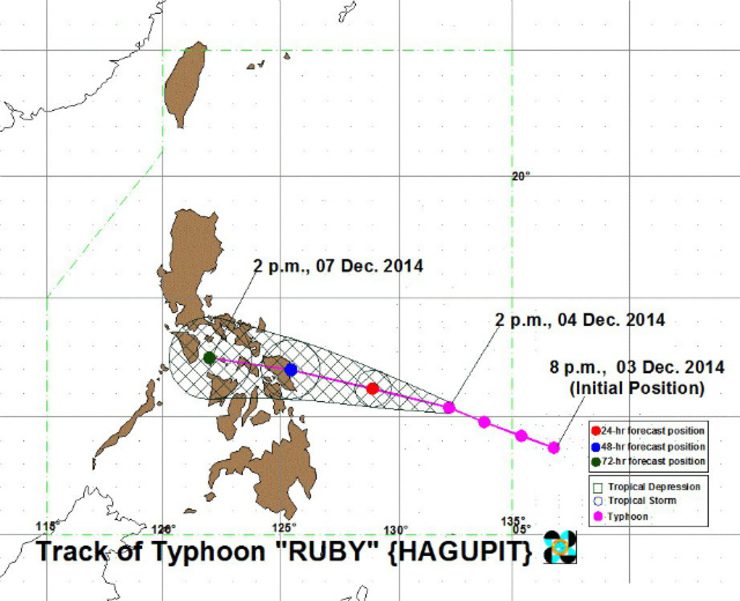 #RubyPH intensifies, moves toward Eastern Visayas