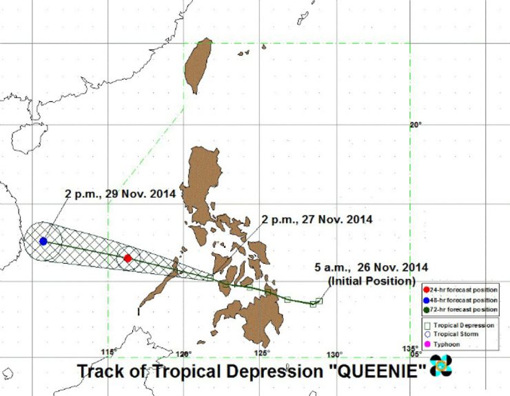 #QueeniePH maintains strength, moves toward Palawan