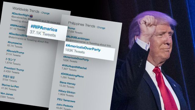 TRENDING: #RIPAmerica and #AmericaIsOverParty