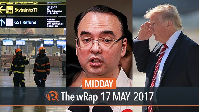 Cayetano, Changi Airport Fire, Trump | Midday wRap