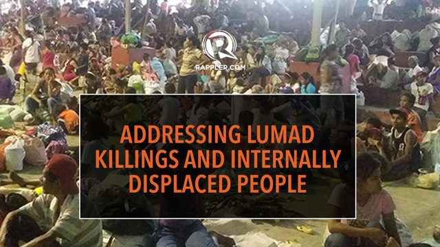 Rappler Talk: Addressing Lumad killings and internally displaced people