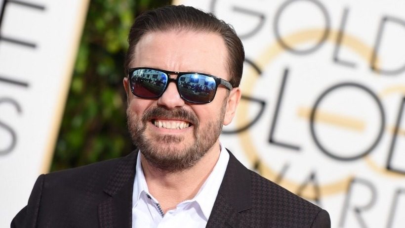 Ricky Gervais to host record 5th Golden Globes