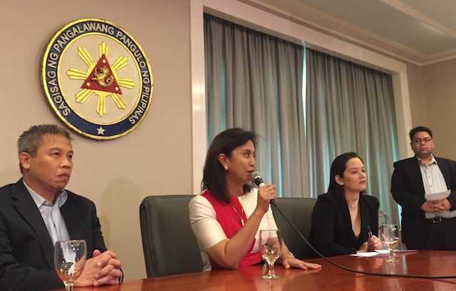 Robredo on Duterte’s rants: What we say taken as policy, be careful