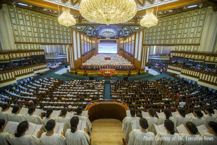 GRAND VENUE. The 20-ton pipe organ was first played last July 5 in a special worship service that was officiated by Iglesia Ni Cristo Executive Minister Eduardo V. Manalo at the Central Temple in Quezon City. Photo courtesy of INC Executive News
