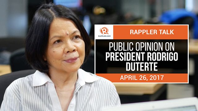 Rappler Talk: Public opinion on President Rodrigo Duterte