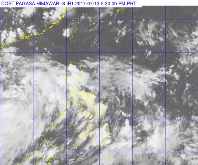 Light-moderate rain over parts of PH on Friday