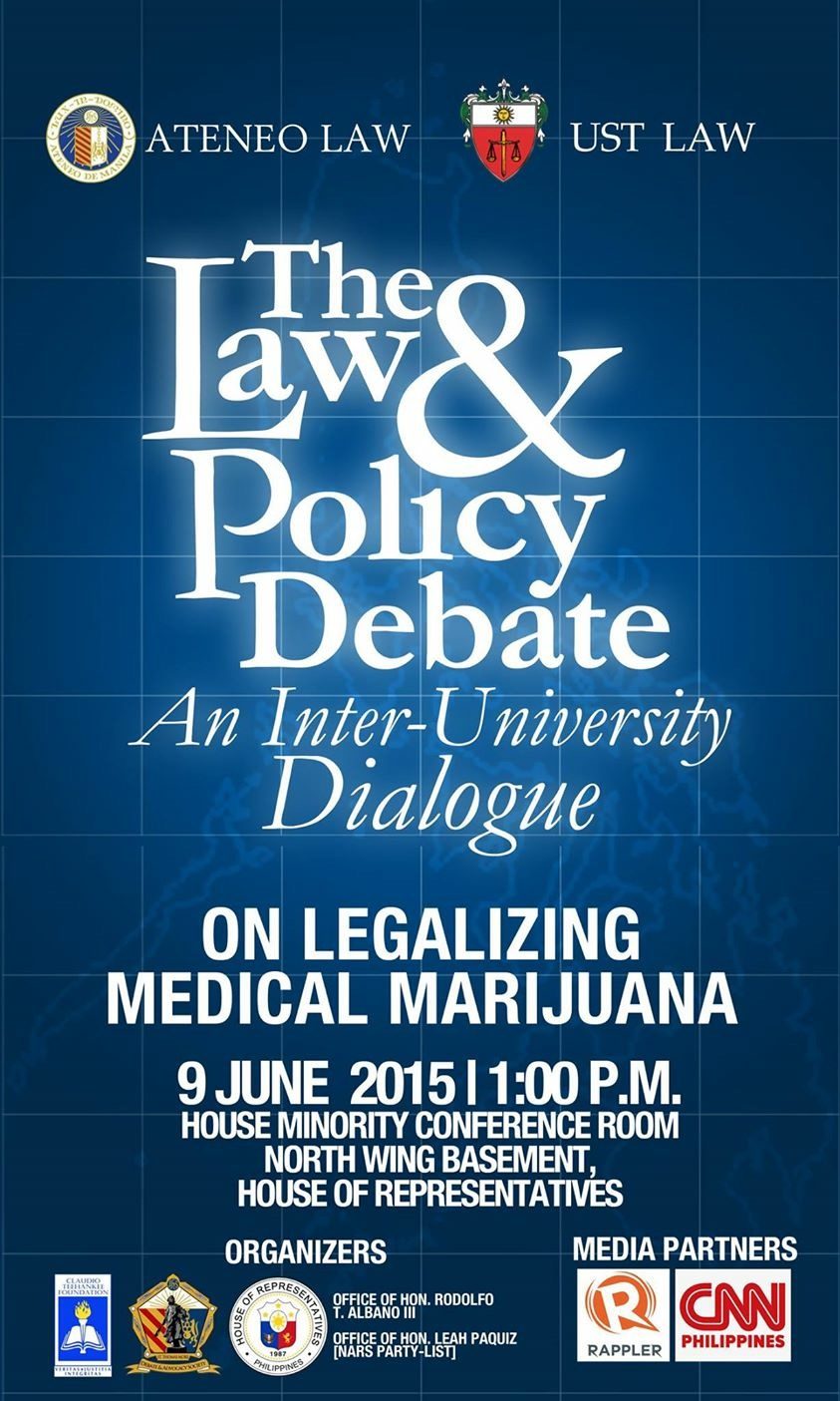 Inter-university debate on legalization of medical marijuana