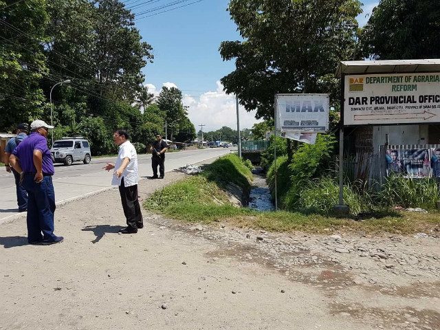 AMBUSH? After filing the case, Salcedo asks the National Bureau of Investigation to visit the ambush site and the Department of Agrarian Reform. 