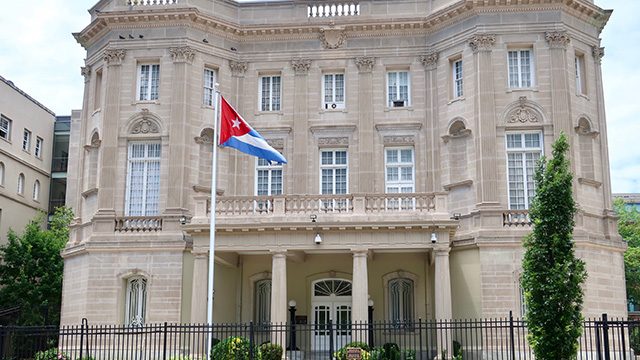 Man arrested after opening fire on Cuban embassy in Washington