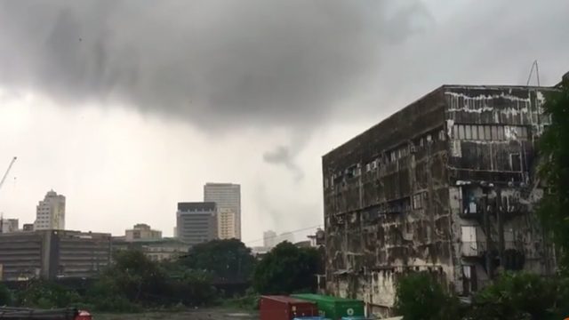 WATCH: Tornado hits Fort Santiago in Manila
