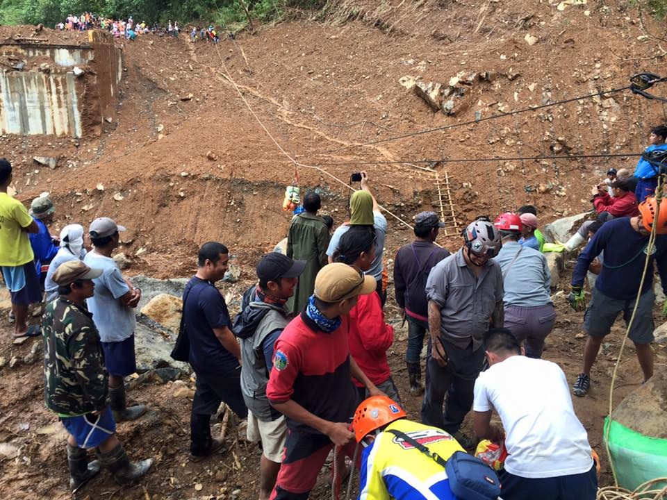 Marikina-Infanta Road impassable due to landslides