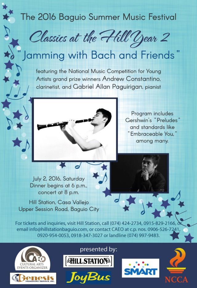 “Jamming with Bach and Friends” at the Classics at the Hill Year 2