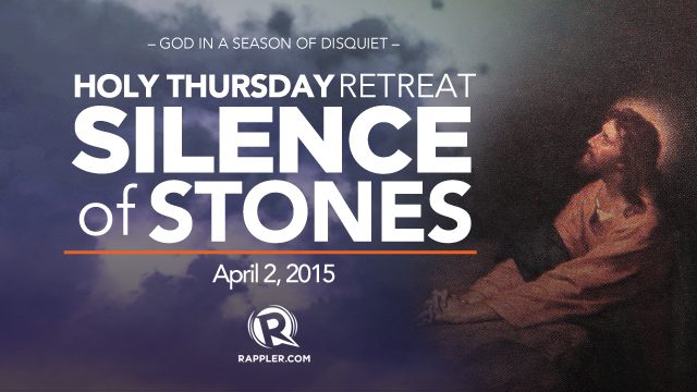 Holy Thursday retreat: Silence of stones
