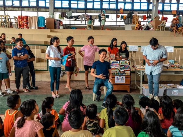 Groups lead activities to help Taal eruption evacuees recover from trauma