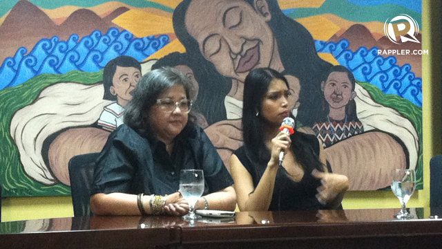UNIFIED? Model and activist Geena Rocero talks to the participants of a transgender forum