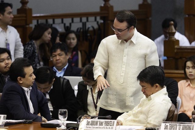Binay blames Cayetano, Trillanes for Senate no-show