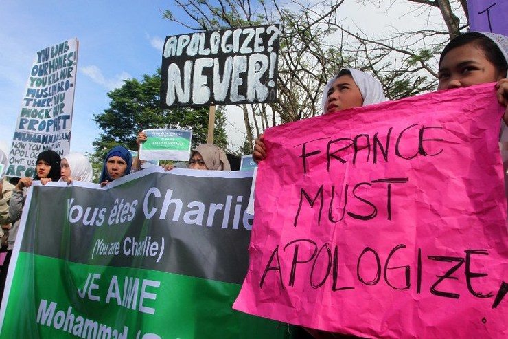 Muslims in Mindanao city march against Charlie Hebdo