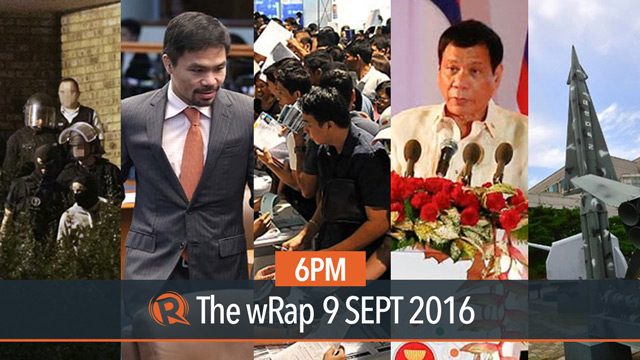 Duterte on Obama, employment rate, Pacquiao-Mayweather rematch | 6PM wRap
