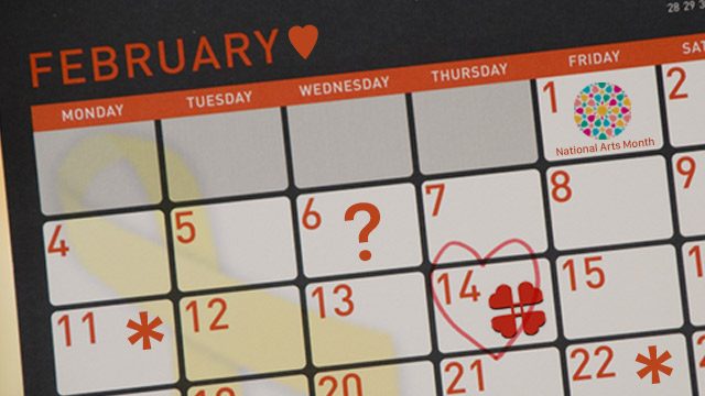 QUIZ: Beyond Valentine’s Day, what’s to celebrate in February?